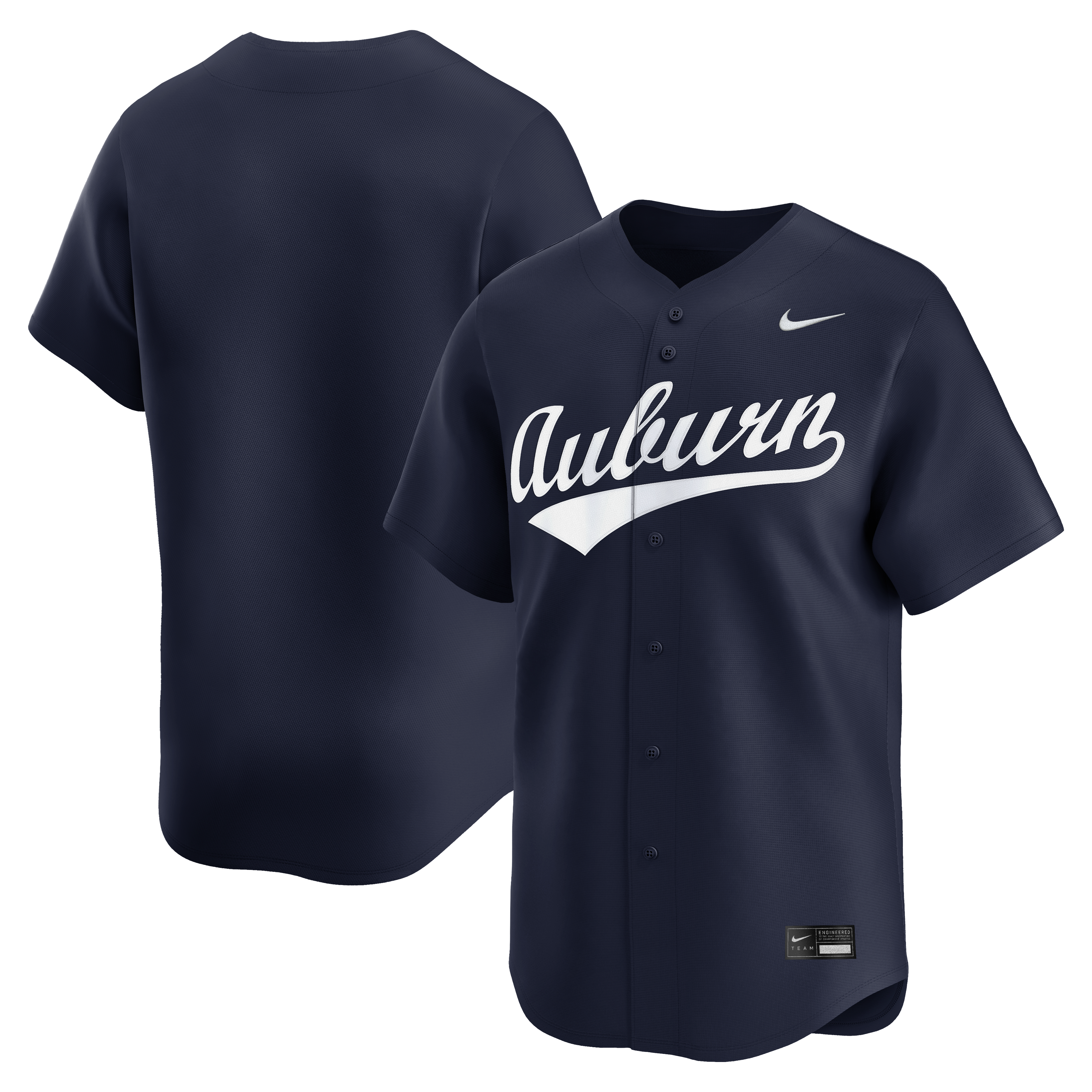 Auburn Tigers Nike Alternate Limited Baseball Jersey - Navy