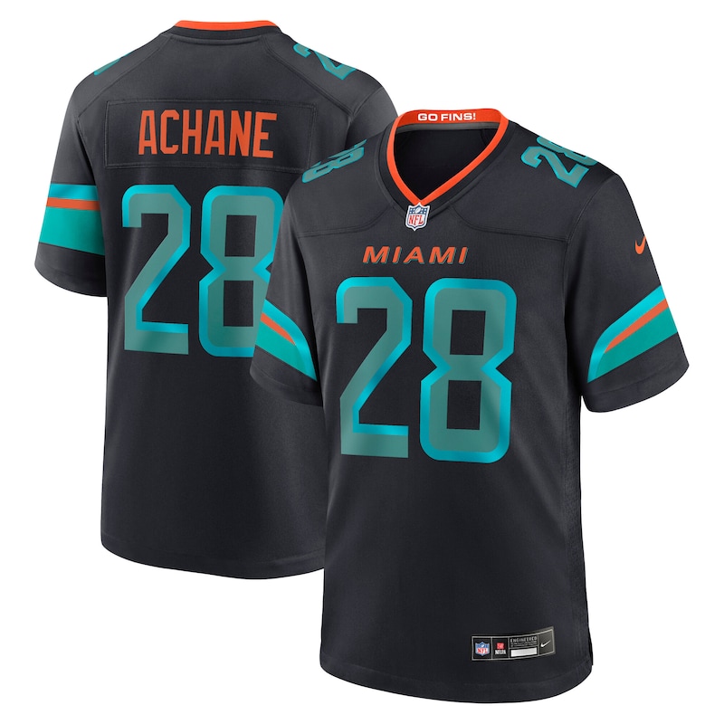 None DeVon Achane MIA Dolphins Dynamic Premium-Quality Jersey