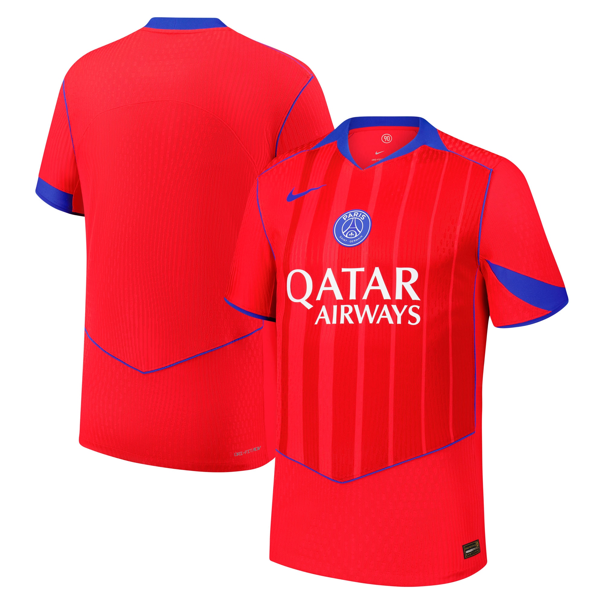 [SJH] Paris Saint-Germain 2025/26 Match Third Total 90 Authentic Jersey - Red