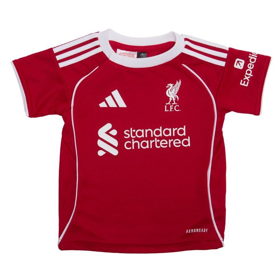 Liverpool Home Shirt 2025/26 Baby Kit Kids Adidas National Team Wear