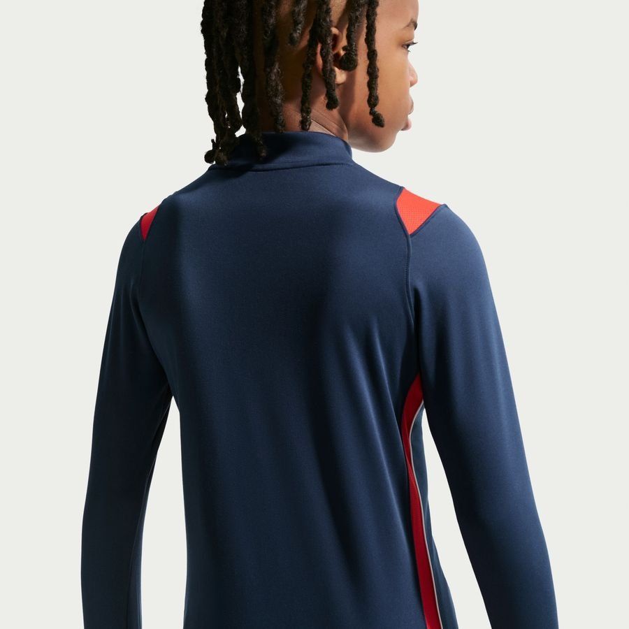 Paris Saint Germain Training Shirt Dri-FIT Academy Pro Drill - Midnight Navy/University Red/White Kids