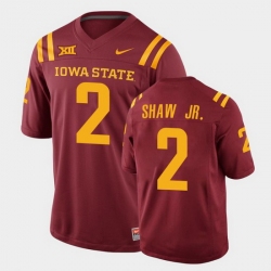 Men's None Sean Shaw #2 college football Game 2024 away jersey Jersey