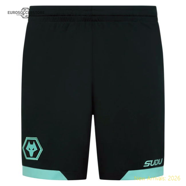 Authentic 2025-2026 Wolves Away Shorts (green) - Premium Quality Baby