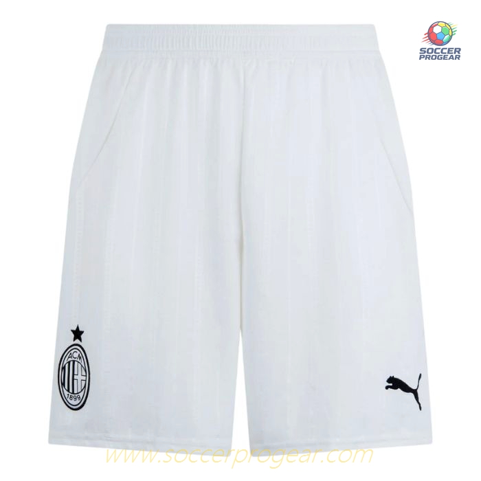AC Milan Children's Editionren's Football Kit Away Soccer Team Shirt 2024-25 Edition Rafa Leão