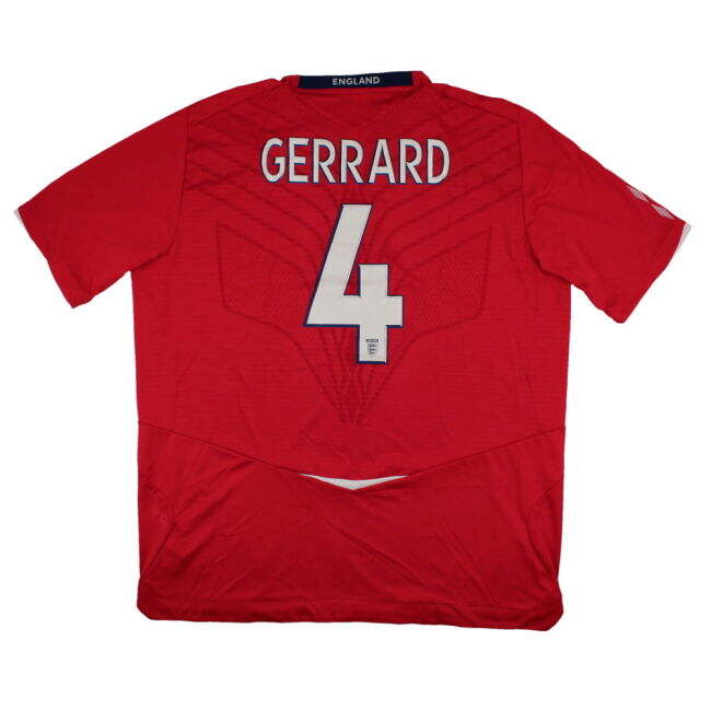 Minimalist England 2008-10 Away Shirt (XXL) Gerrard #4 (Excellent) Avant-garde