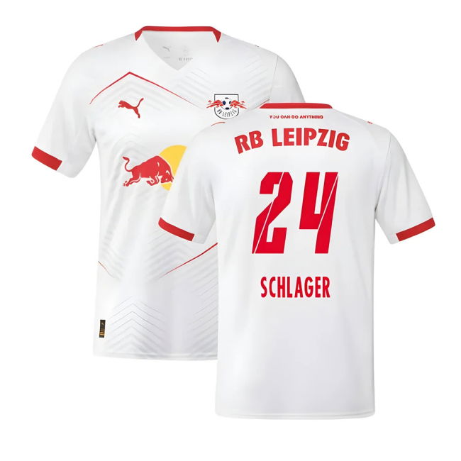 Supporter Leipzig Red Bull Leipzig Home Shirt Schlager #24 Premium...