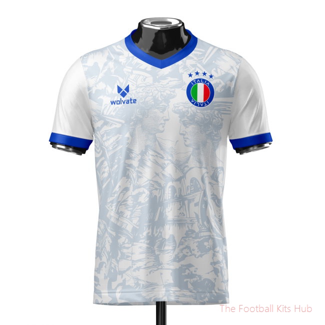 Italy Heritage Football Jersey (Wolvate) Adult Short Sleeve