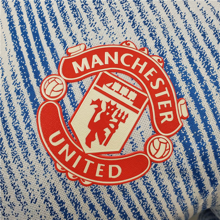 Performance Driven Man Utd Manchester United 21-22 Away Light Blue