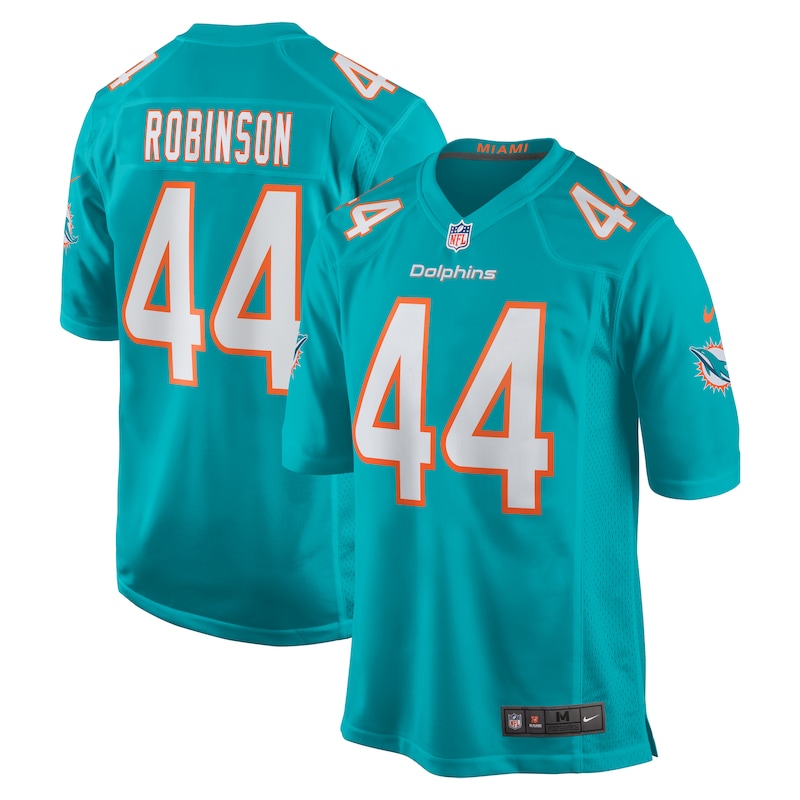None Chop Robinson Miami Dolphins Football Franchise Replica Jersey
