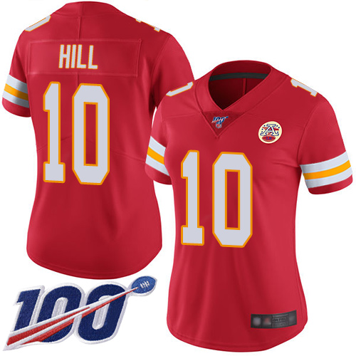 NFL KC Chiefs #10 Tyreek Hill Red Limited Jersey - High Quality