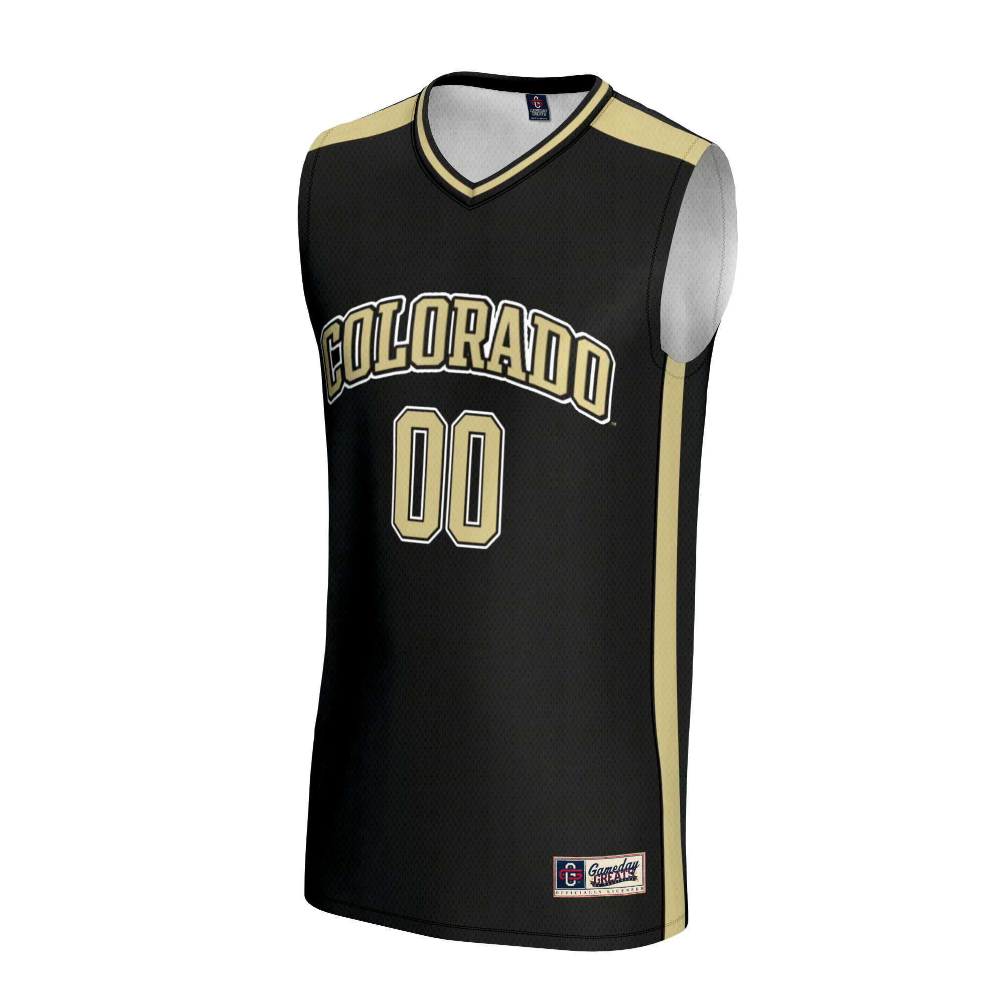 [NJP] Colorado Buffaloes GameDay Greats Youth NIL Pick-A-Player Lightweight Men's Basketball Jersey - Black