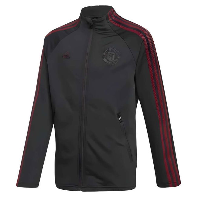 Man Utd Genuine 2020-2021 Man Utd Anthem Jacket (Black) - Kids Size