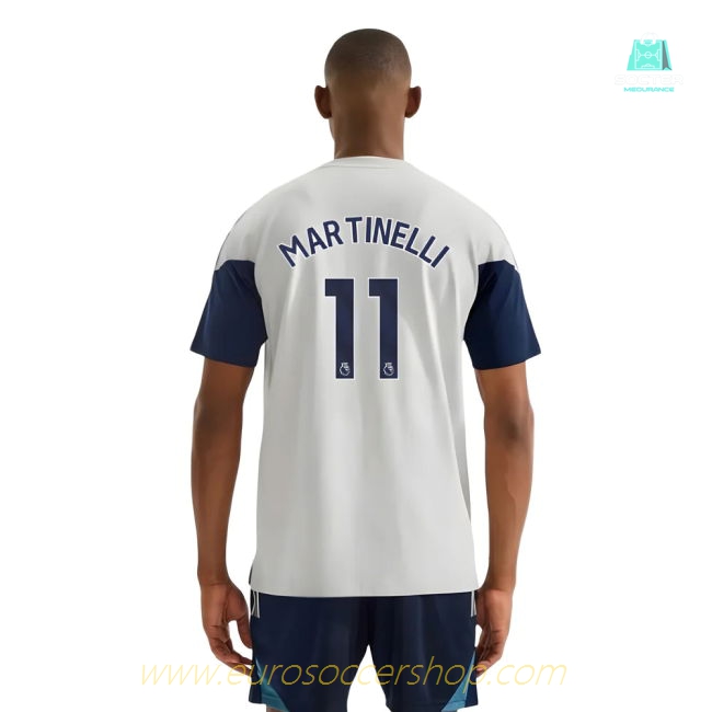 2025-2026 Arsenal Training Tee (Grey) (Martinelli 11)