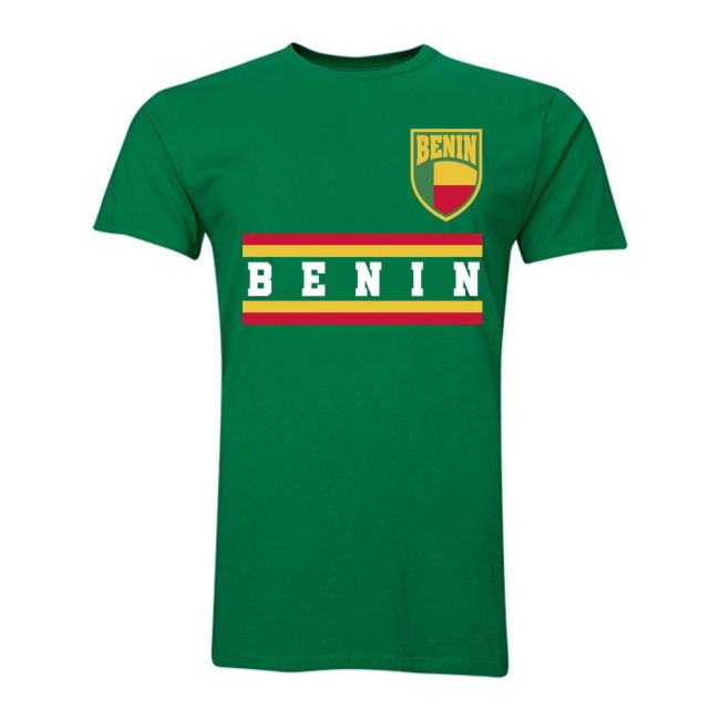 Match-Ready Championship Benin Core Football Country T-Shirt (Green)