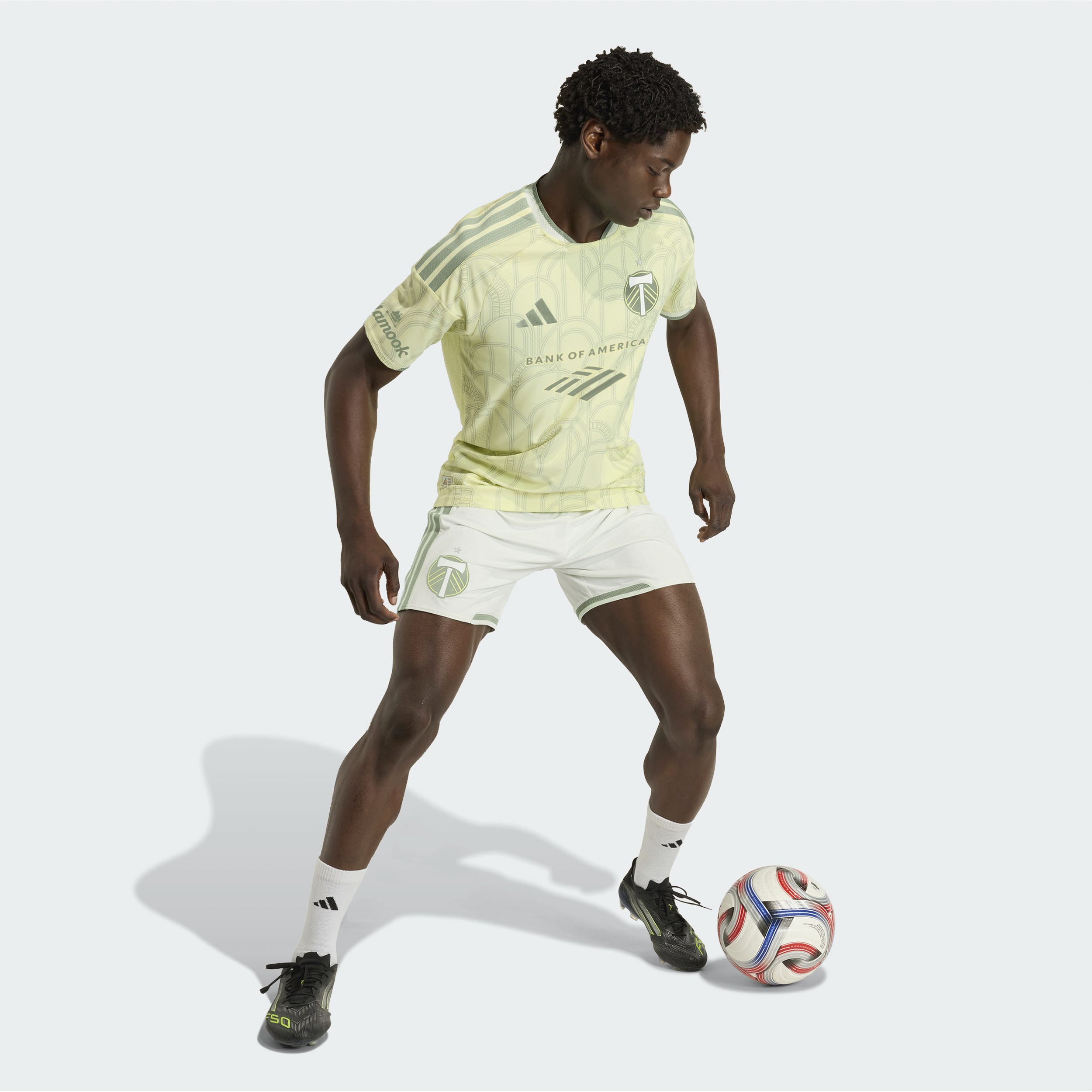 [SJH] Portland Timbers 2026 Civic Stadium Kit On-Field Authentic Patch Jersey - Yellow