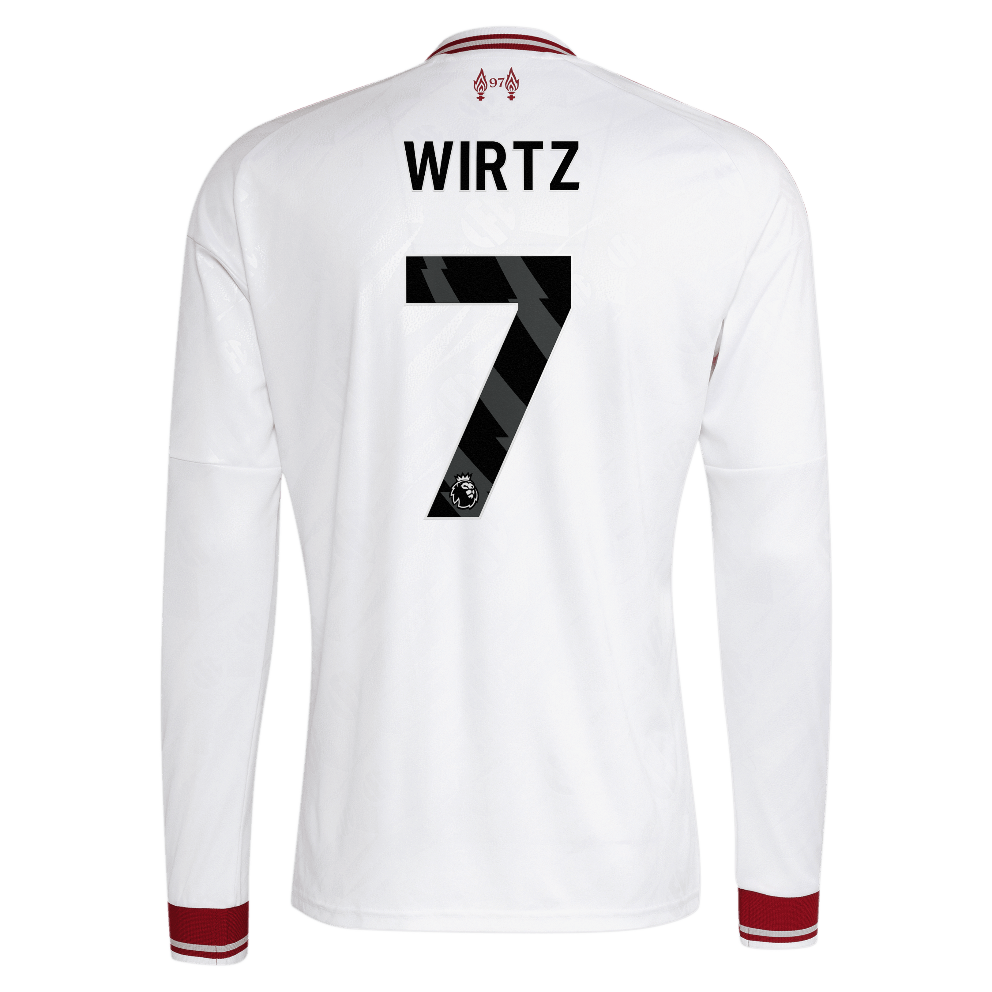 [LK] Florian Wirtz Liverpool 2026/27 Away Replica Long Sleeve Jersey - White