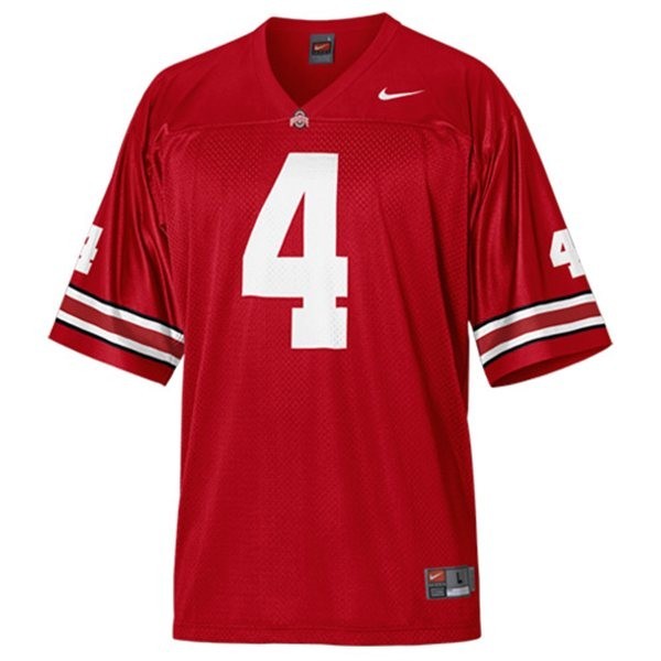 Men Ohio State Buckeyes #4 Santonio Holmes Pro Series Jersey