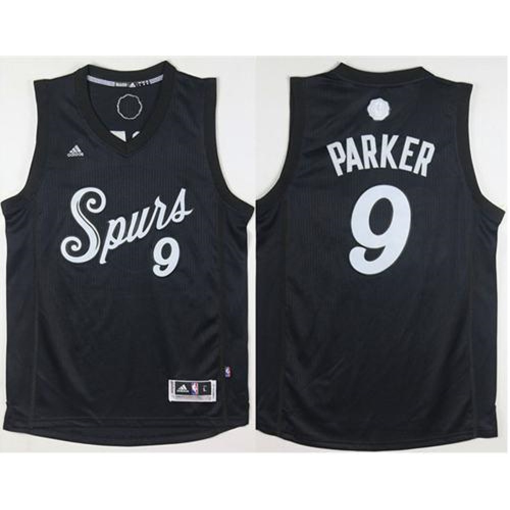 Game Day Genuine Men's SAS #9 Tony Black Basketball Jersey