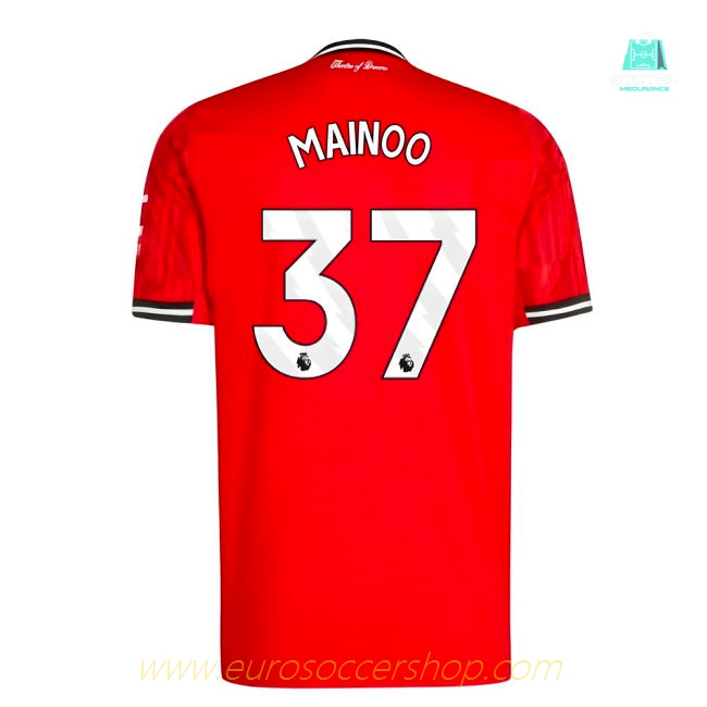 2025-2026 Man Utd Home Shirt (Mainoo 37)