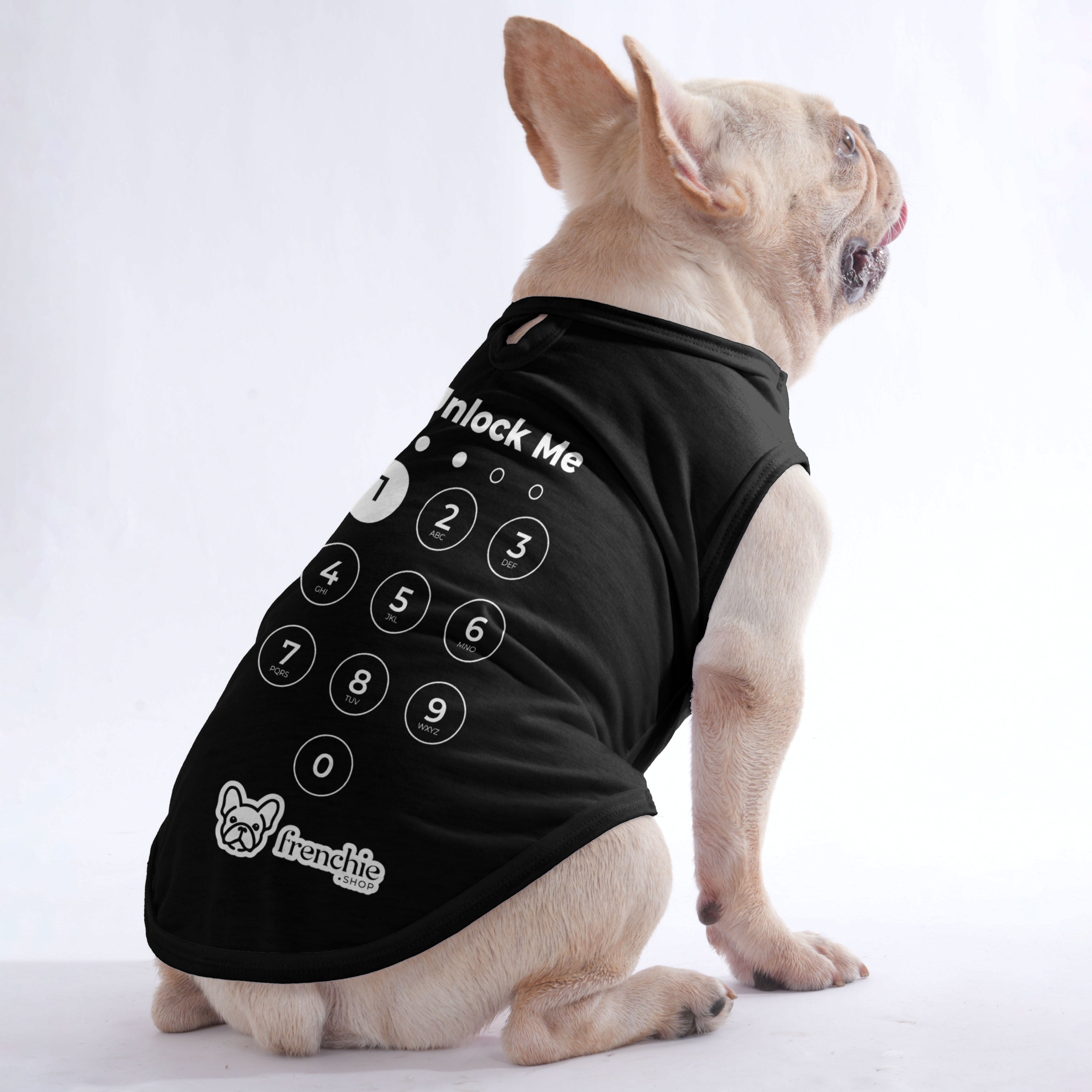 French Bulldog Unlock Me Shirt For Frenchies Frenchie Shop Original Durable Dog Item