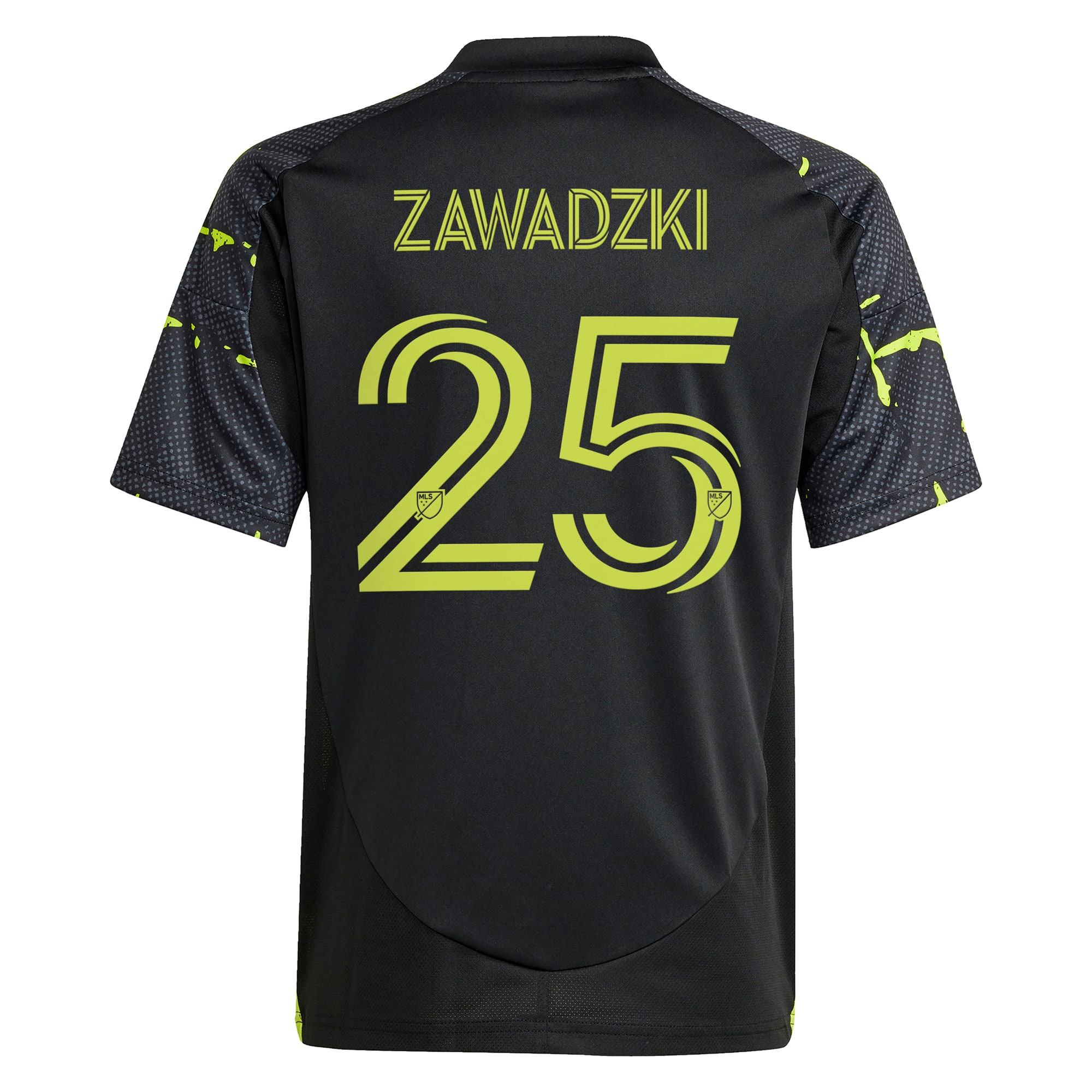 [SJH] Sean Zawadzki Columbus Crew Youth 2025 The Goosebumps Kit Replica Player Jersey - Black