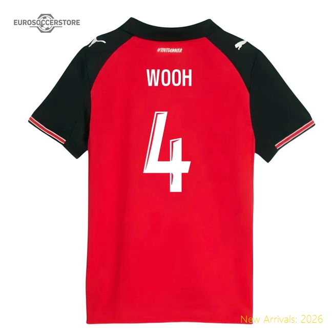 Elite 2025-2026 Stade Rennais Home Shirt (kids) (wooh 4)