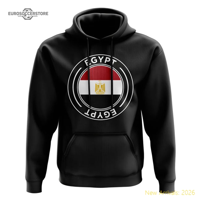 Egypt Football Badge Hoodie (Black)