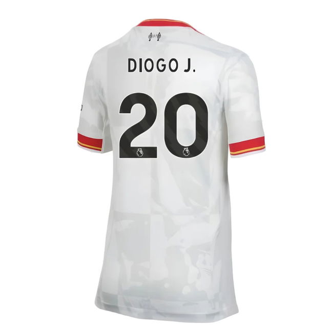 match worn 2024-2025 Liverpool Third Shirt (Kids) (Diogo J. 20)