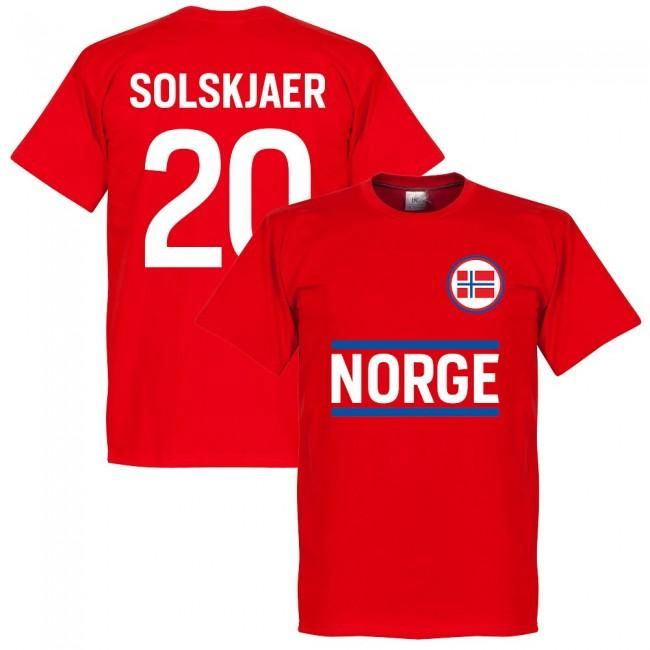 Norway Solskjaer 20 Team T-Shirt - Red Premium Netherlands