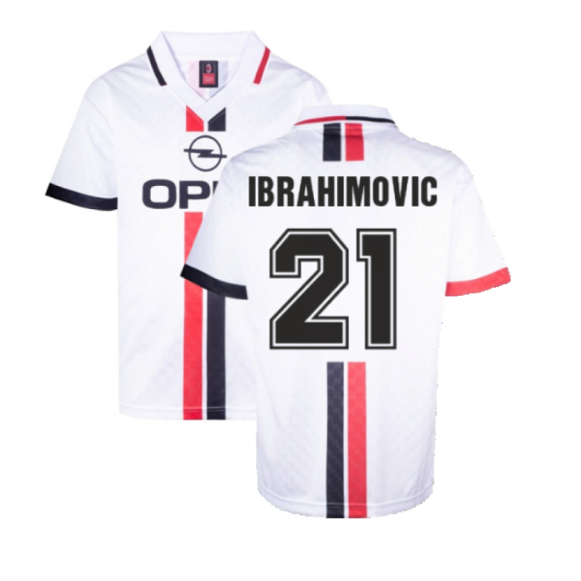 Trending Ac Milan 1996 Away Retro Shirt (Ibrahimovic 21)