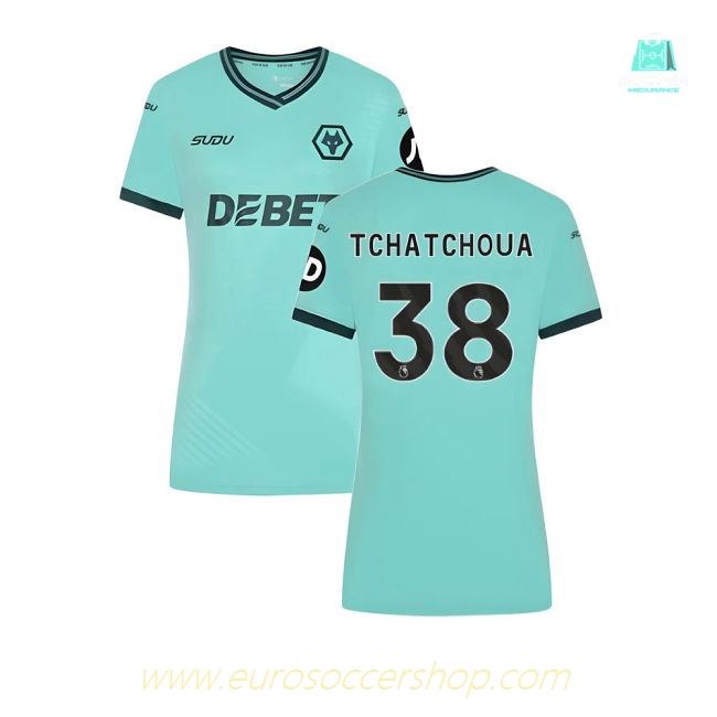 2025-2026 Wolves Away Shirt (Womens) (Tchatchoua 38)