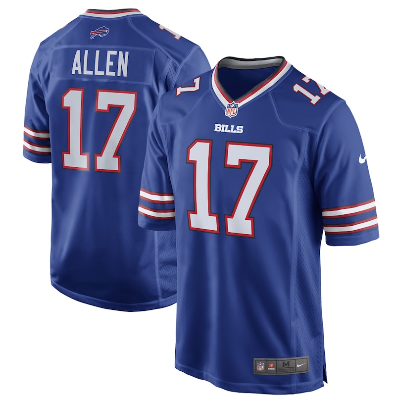 None Josh Allen BUF Bills Affordable Replica Jersey Football Apparel