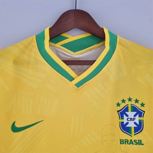 Vintage 2022 Brazil Professional Camiseta Yellow - Football Kingdom