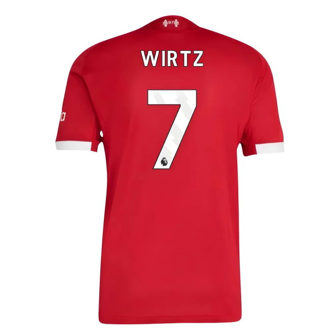 Wirtz 7 Liverpool First Team Top Tier Home Professional Jersey