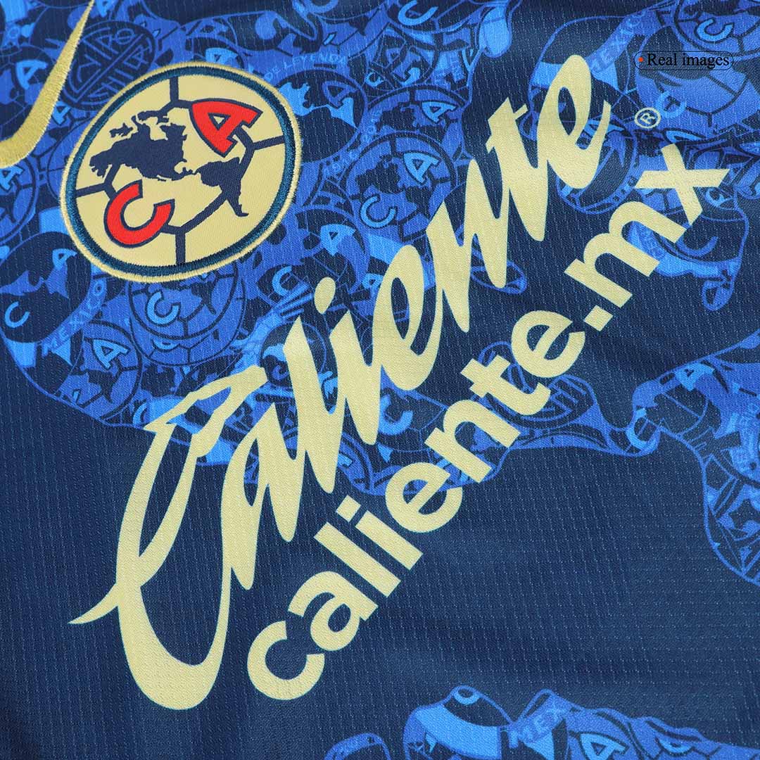 Kid's Club America Away Soccer Jersey Kit(Jersey+Shorts) 2024/25Authen