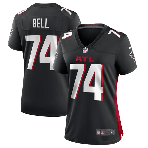 None Travis Bell Game Jersey - Black | NFL Player Jersey | NFL Footbal