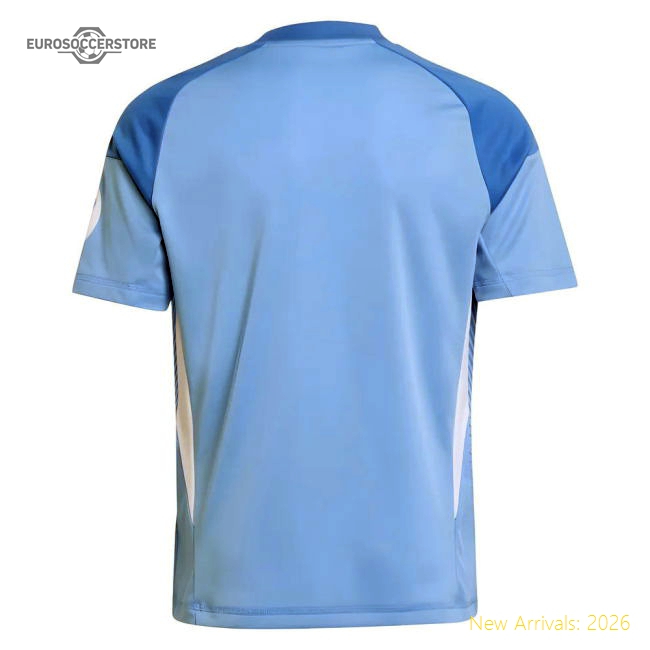Premium 2025-2026 Real Madrid Home Goalkeeper Shirt (blue) - Kids