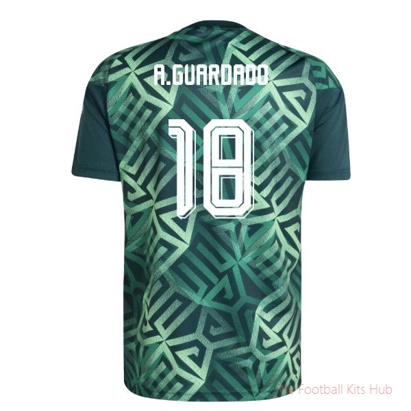 Replica Mexico 2026-2027 Home Pre-Match Shirt (A.Guardado 18)