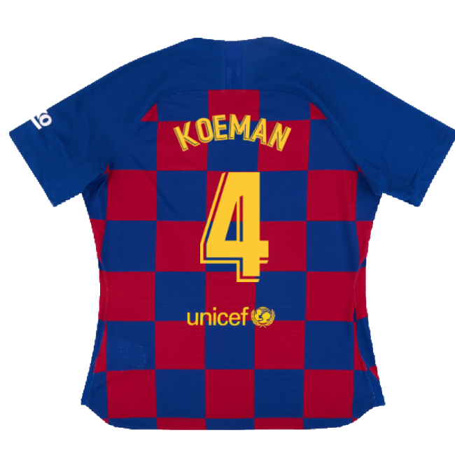 Fcb 2019-20 Womens Main Jersey (vaporkit) ((excellent) S) (koeman 4)