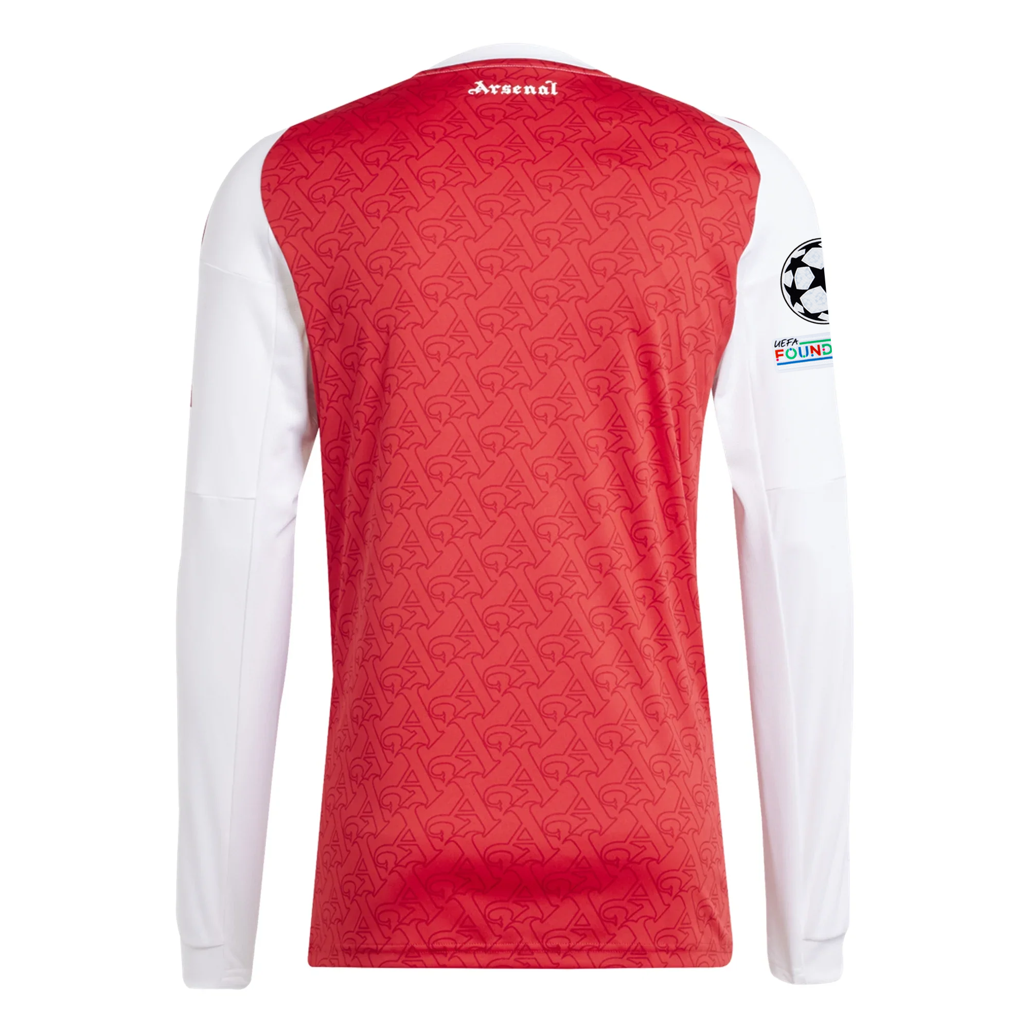 Arsenal Long Sleeve 2025-2026 UCL Home Jersey – Authentic Shirt