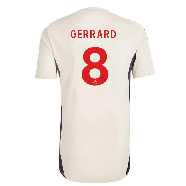 Gerrard 8 Original Replica Liverpool Training Fan Shirt for Adults