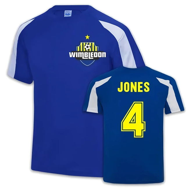 True Football Wimbledon Sports Training Jersey Vinnie Jones #4 High...