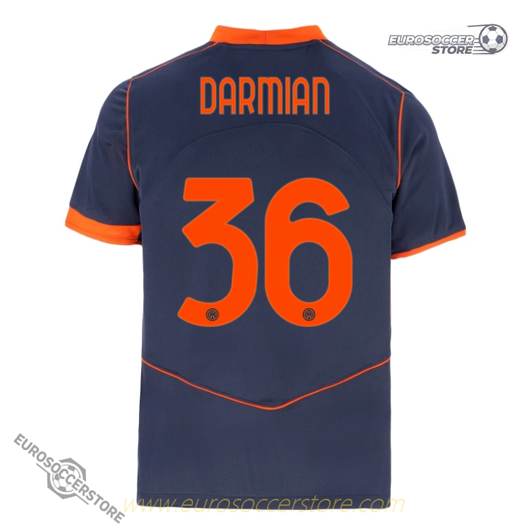 Inter Milan 25-26 Season Third Jersey DARMIAN #36