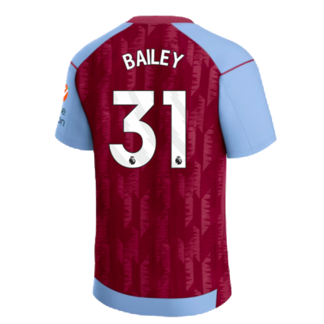 Top Tier Devoted Football Aston Villa Home Shirt Bailey #31 2024-2...