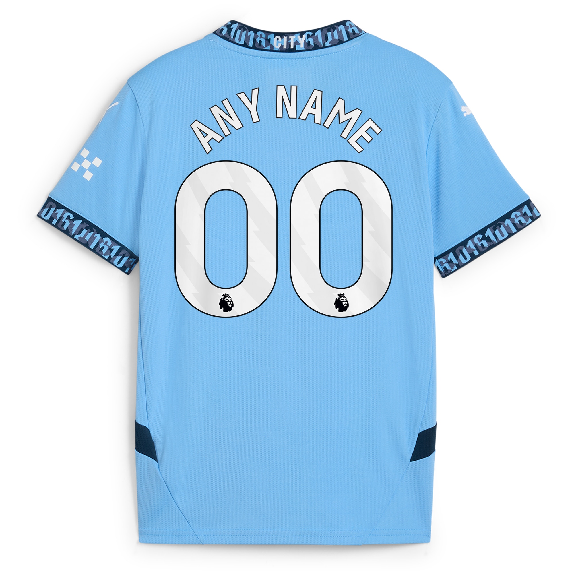 [SJH] Manchester City Youth 2024/25 Home Replica Custom Jersey - Light Blue