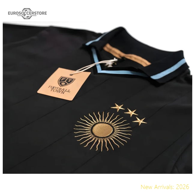 Top-grade Argentina National Team Messi Polo Shirt Sol Goat Captain