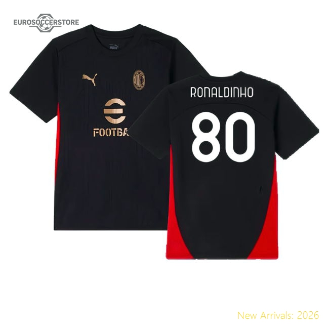 Comfortable Football Team Kids Jersey Ronaldinho 2024-2025 Climacool