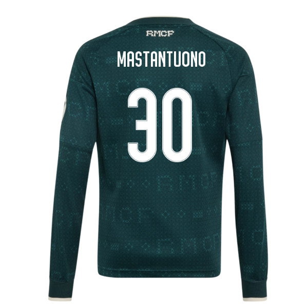 2026-2027 Real Madrid Away Long Sleeve Shirt (Kids) (Mastantuono 30)
