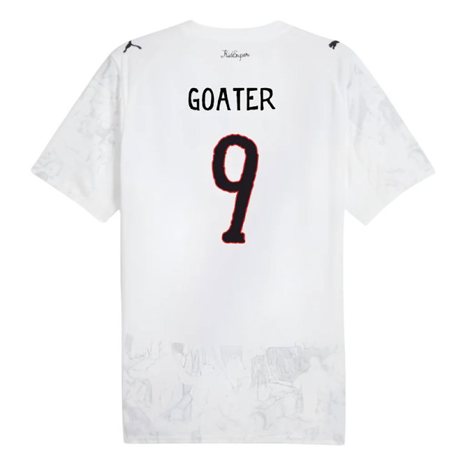 2025-2026 KIDSUPER x Manchester City CWC Shirt (White) (Goater 9)