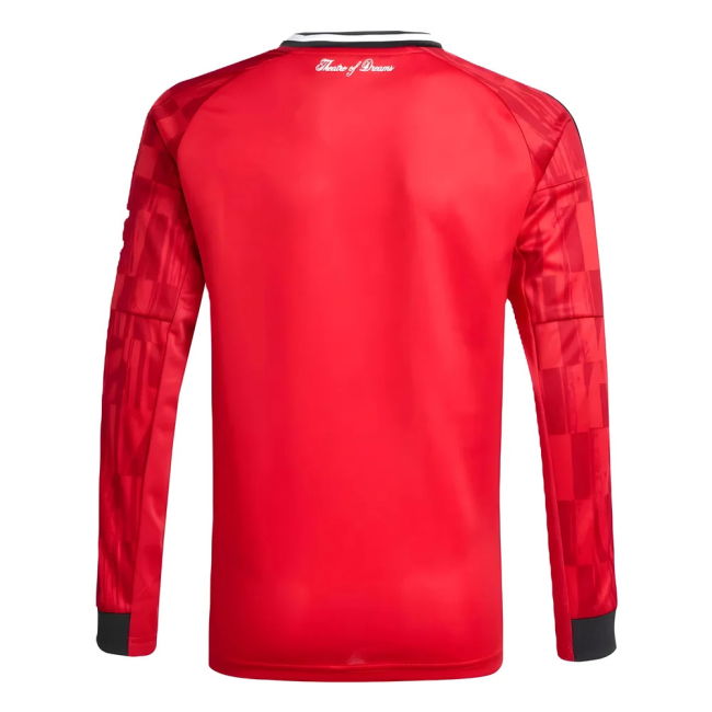 2025-2026 Man Utd Long Sleeve Home Top (Kids) (Cantona 7)